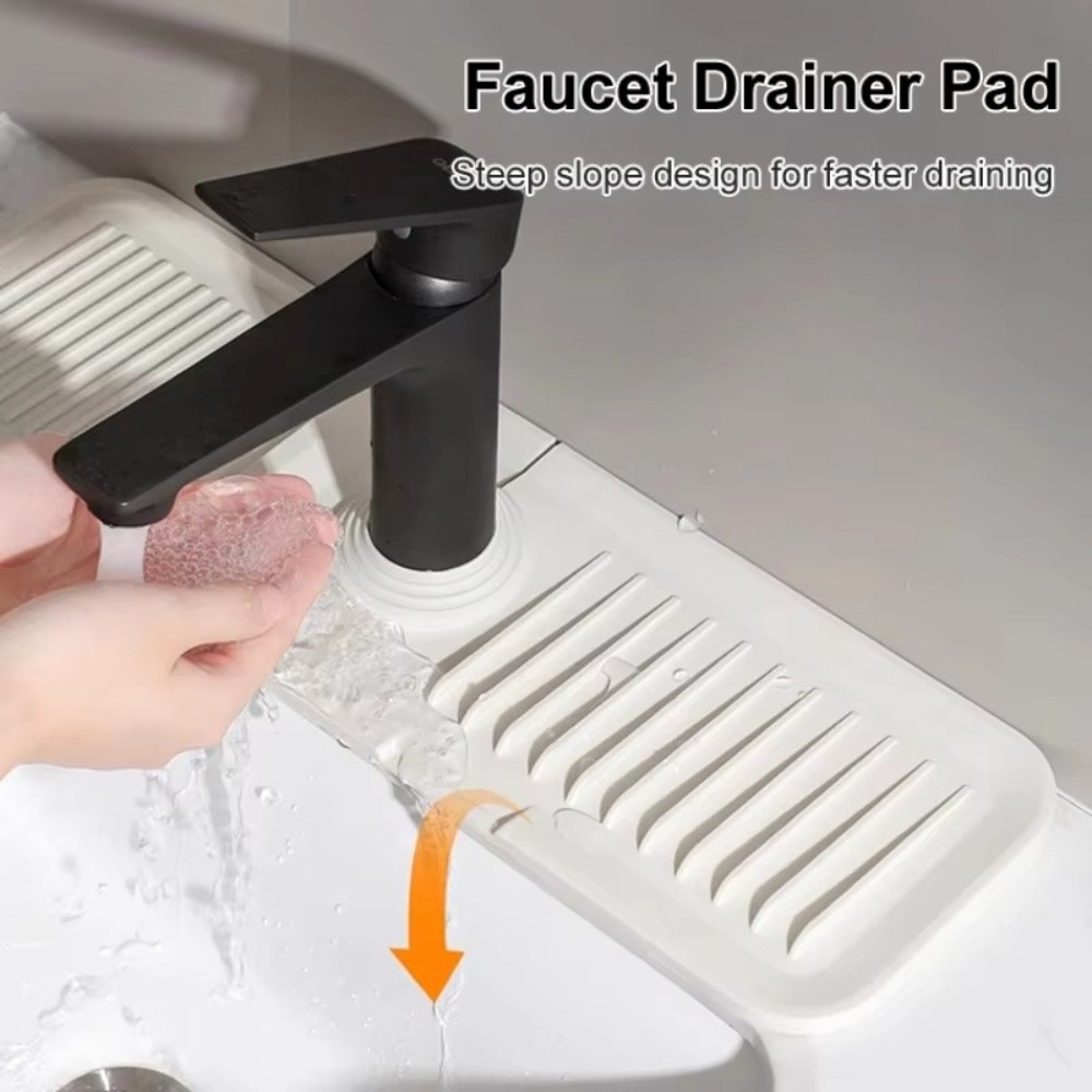 Silicone Tap Washer - Прочный коврик для слива смесителя 38*12