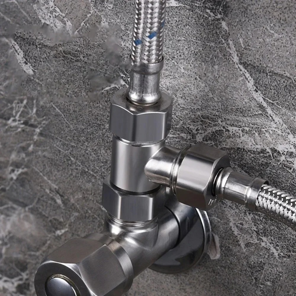 Shower Valve Cartridge - Тройник-адаптер G1/2 из нержавеющей стали, 3-ходовой