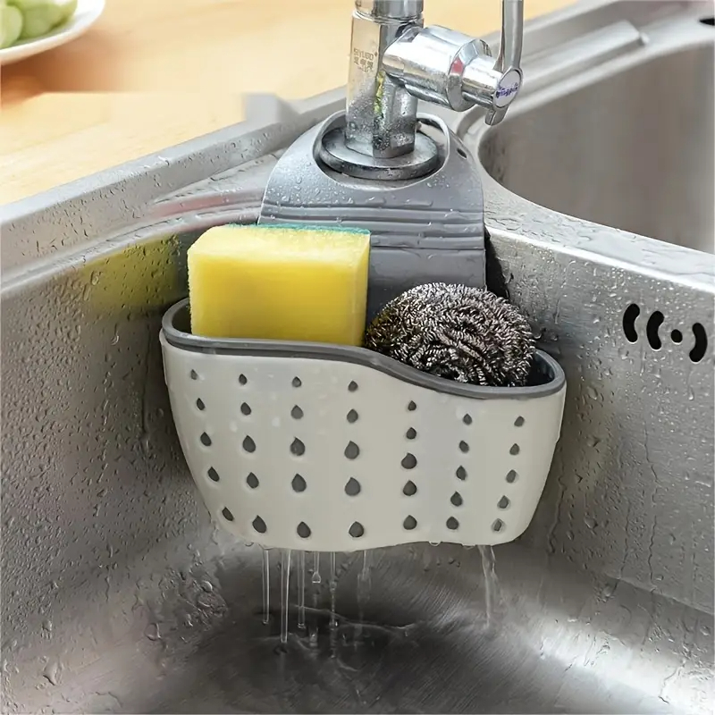 Silicone Tap Washer - Подвесная корзина-органайзер для кухонной раковины с