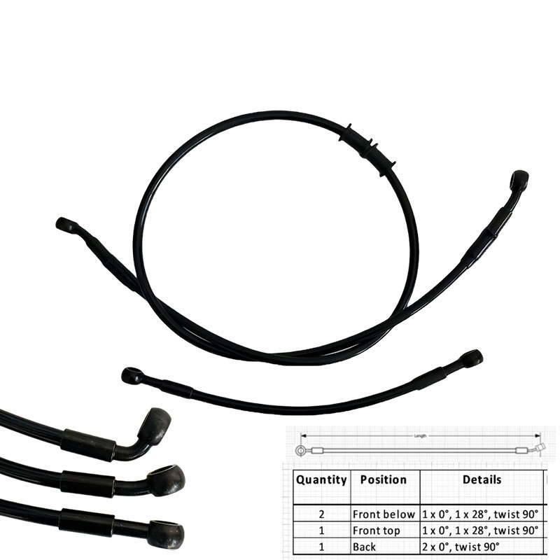 Ptfe Tape Thread - Гидравлический тормозной шланг с оплеткой из