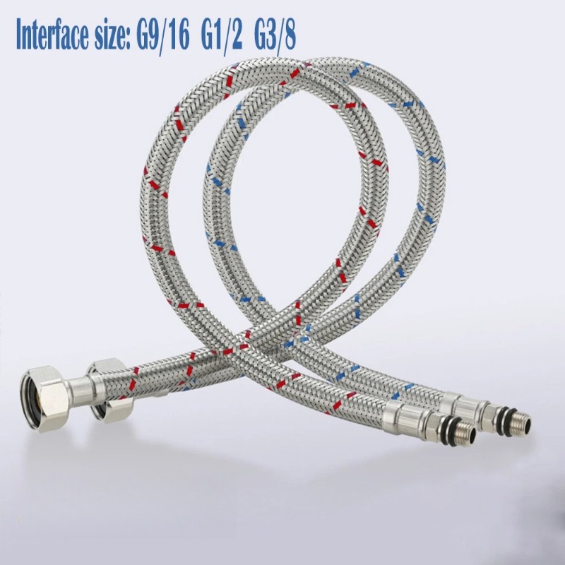 2 шт. гибких сантехнических шл – обзор и цена Flexible Hose Braided