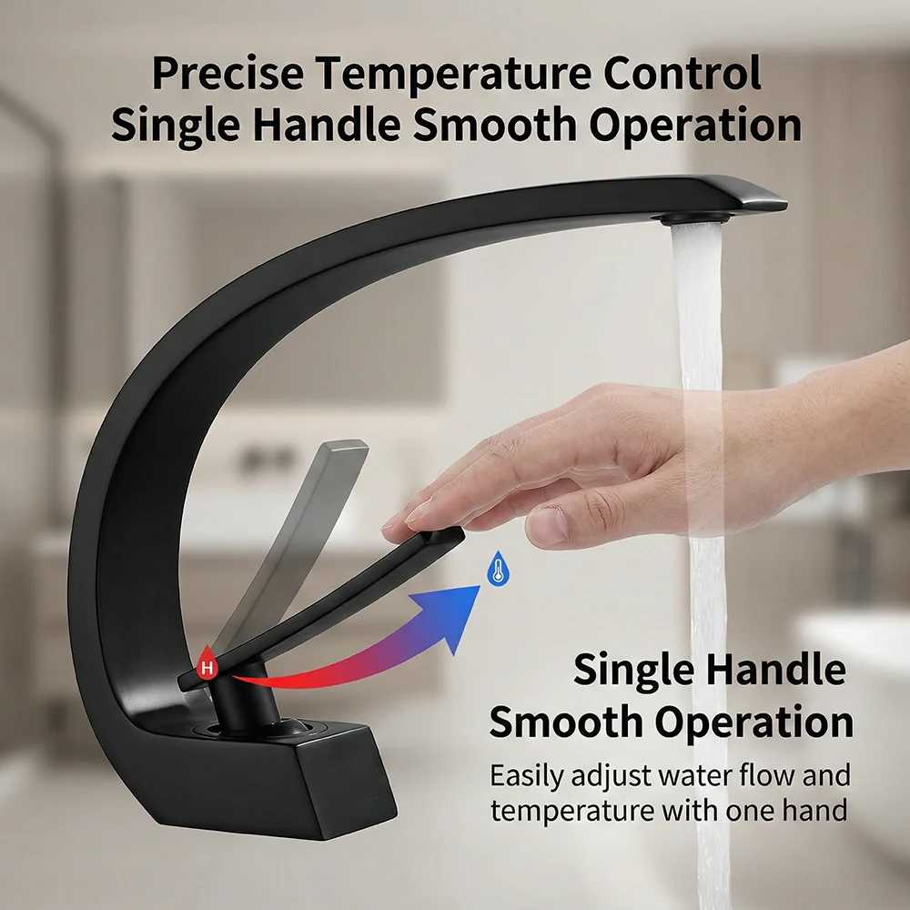 Матовый черный смеситель для в – обзор и цена Silicone Tap Washer