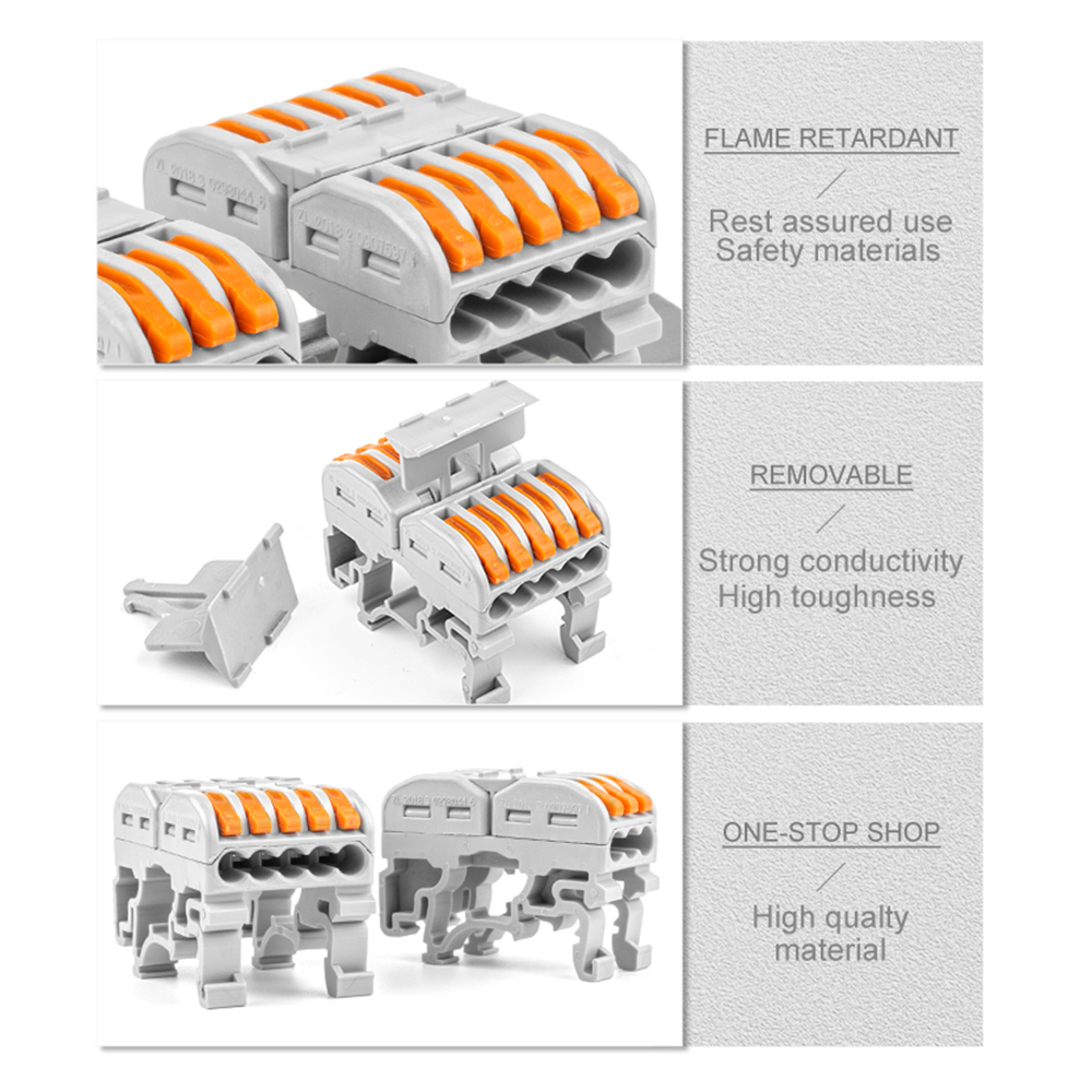 DIN-рейка, быстрые Проводные к – обзор и цена Push Fit Connector