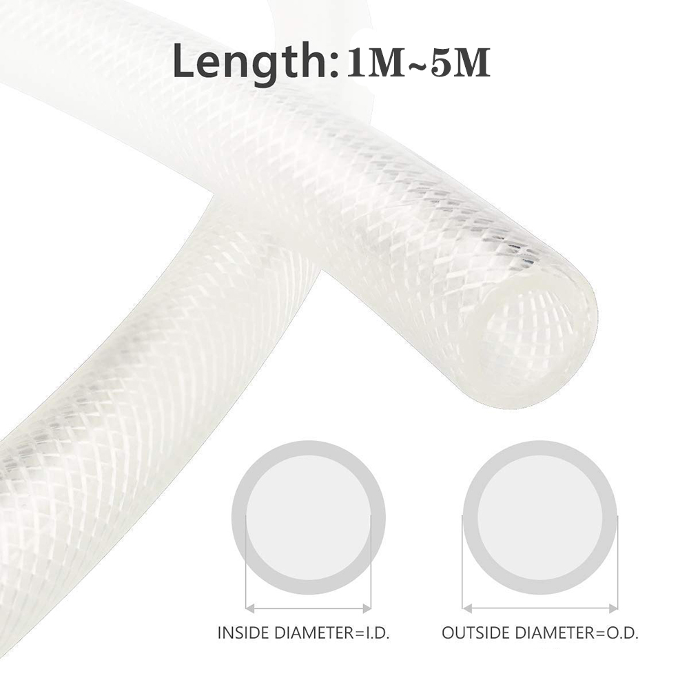 Прозрачная виниловая трубка вы – обзор и цена Flexible Hose Braided