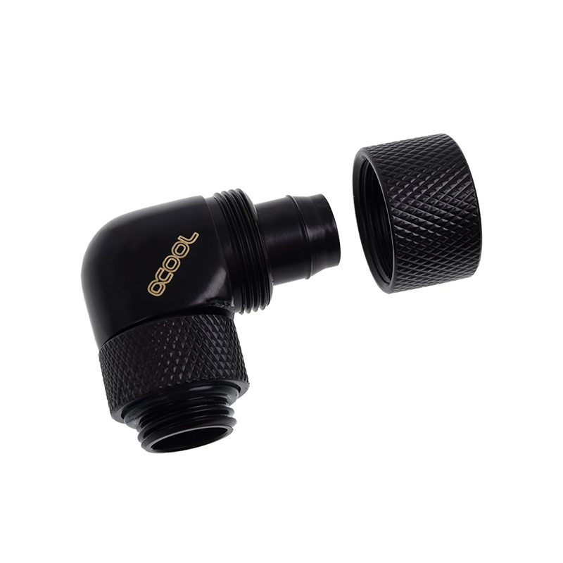 Сжатие Alphacool 13x10 мм, 90  – обзор и цена Compression Fitting Brass