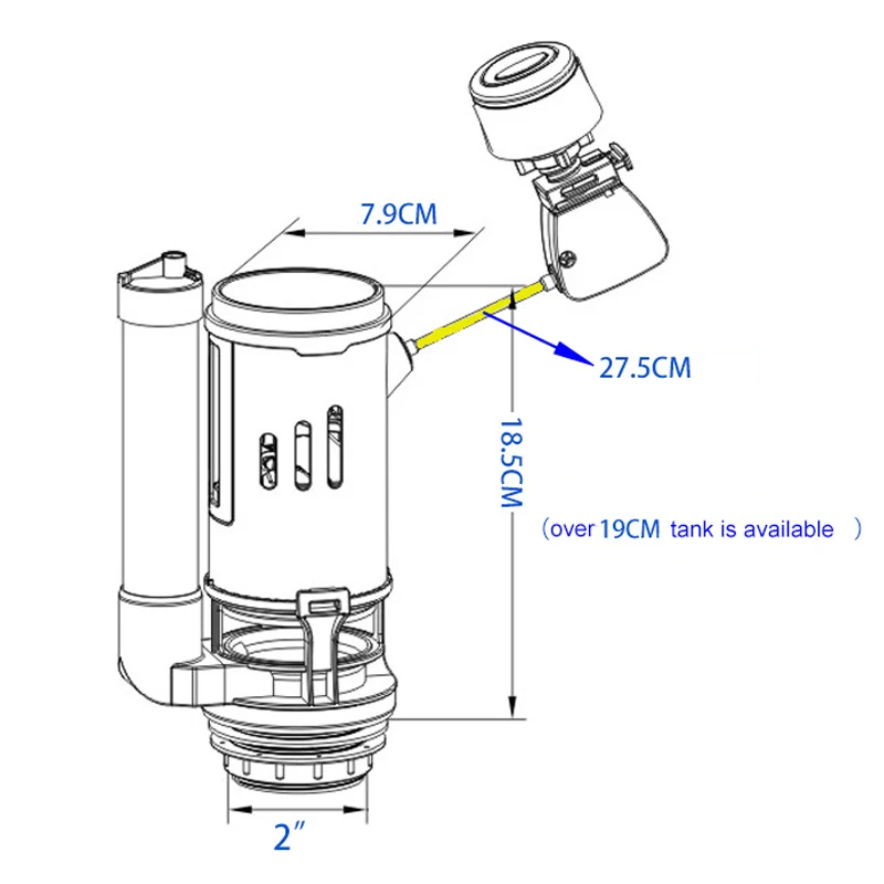 WETIPS фитинг для унитаза с ли – обзор и цена Toilet Fill Valve