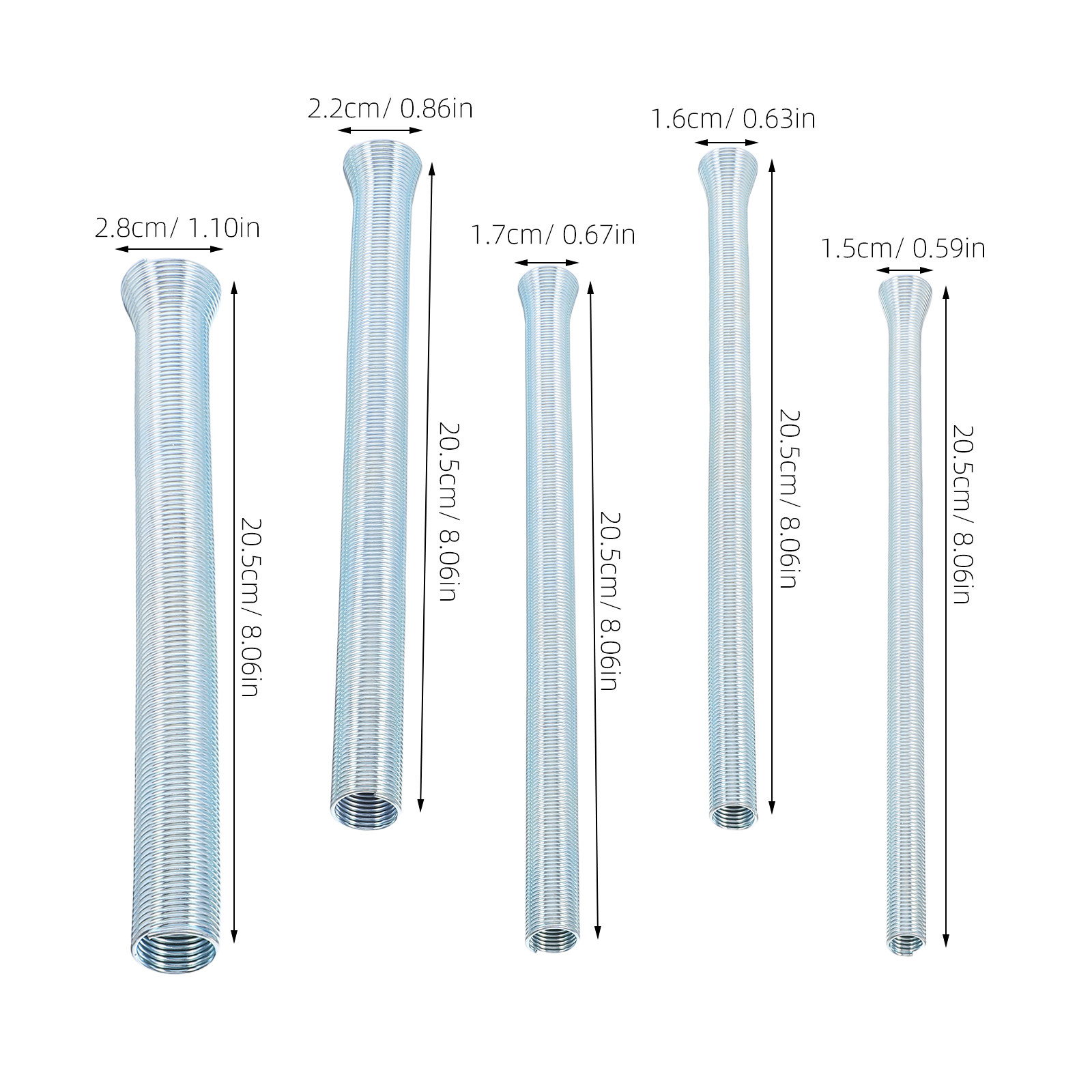 Набор для гибки труб из 5 пред – обзор и цена Pipe Bending Spring