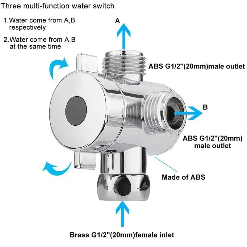 Переходной клапан G1/2, развет – обзор и цена Shower Valve Cartridge